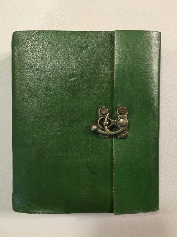 Leather bound sketchbook
